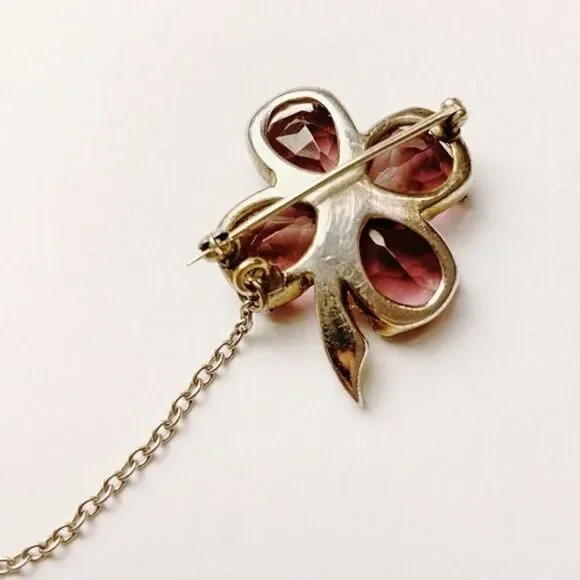 Antique Sterling Silver Floral Collar Pins​​​ - Picture 7 of 8